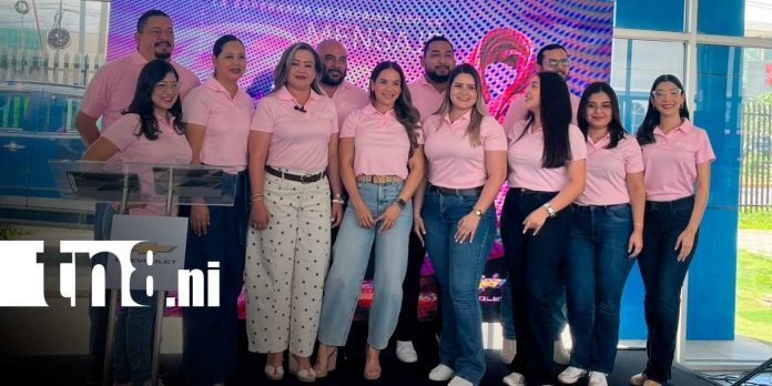 Foto: Chevrolet Nicaragua se suma a la lucha contra el cáncer de mama/TN8