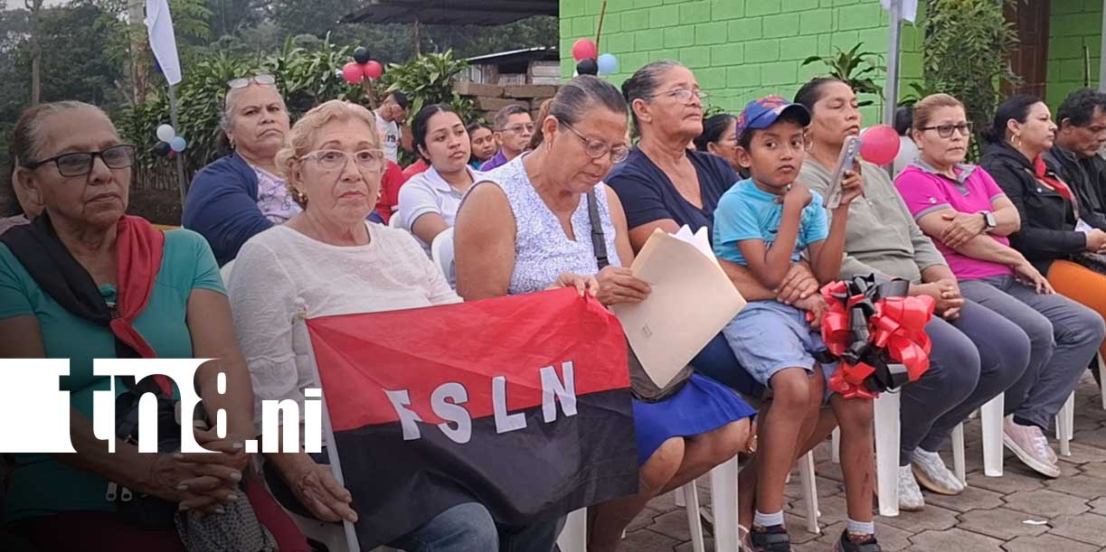 Foto: Proyecto Bismarck Martínez inaugura calles adoquinadas en San Marcos/TN8