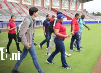 WBSC realiza visita técnica al Estadio Rigoberto López Pérez de León Foto: Estadio de León se prepara para el Mundial de Béisbol U23/TN8