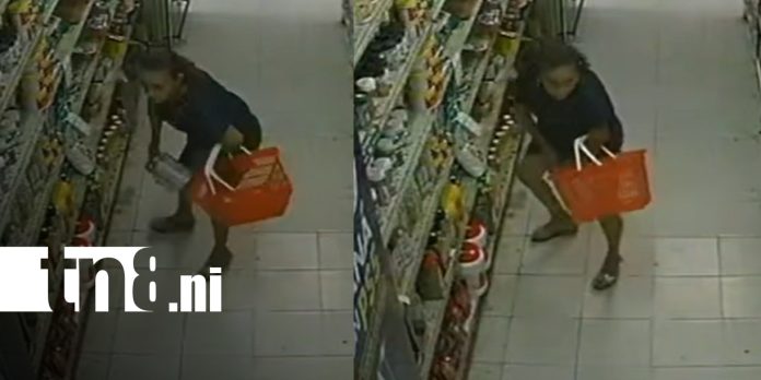 Foto: Cámaras de seguridad captarían presunto hurto en supermercado de Estelí/TN8 Foto: Cámaras de seguridad captarían presunto hurto en supermercado de Estelí/TN8