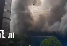 Incendio consume vivienda y pulpería en San Ramón, Matagalpa Foto: ¡Incendio arrasa con todo en Matagalpa!/TN8