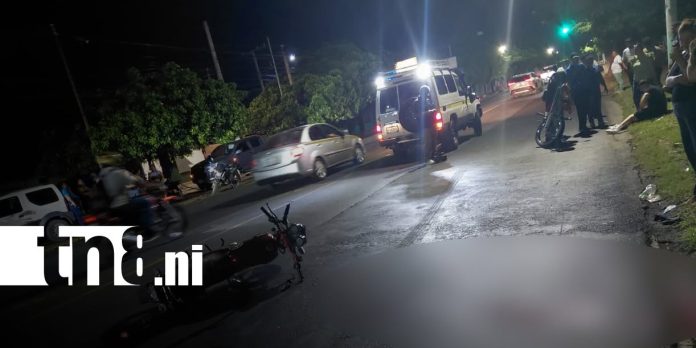 Foto: Accidente en Managua cobra la vida de una mujer/TN8 Foto: Accidente en Managua cobra la vida de una mujer/TN8