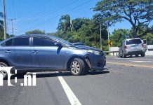 Triple colisión en Carretera Sur deja dos personas lesionadas Foto: ¡Caos vial en Carretera Sur! / TN8