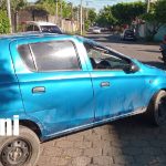 Irrespeto a señal de alto provoca accidente de tránsito en Managua Foto: Presunto irrespeto vial termina en accidente / Cortesía