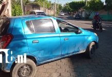 Irrespeto a señal de alto provoca accidente de tránsito en Managua Foto: Presunto irrespeto vial termina en accidente / Cortesía
