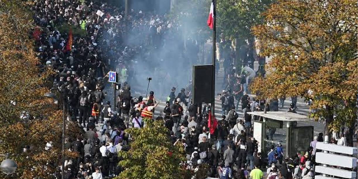 Francia vive una escalada de protestas estudiantiles con miles de detenidos / Cortesía