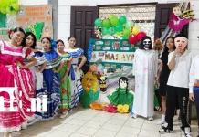 Foto: Homenaje a la Resistencia Indígena en Managua /TN8