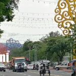 Managua comienza a vestirse de Navidad con luces en la avenida Bolívar Foto: La magia de la Navidad se acerca: Managua inicia su iluminación /TN8