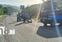 Foto: Muere atropellado en carretera a Matagalpa /TN8