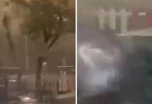 Tornado arrasa una obra en Turquía y deja cuatro trabajadores fallecidos Foto: Tornado mortal en Turquía /Cortesía