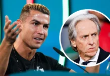 Cristiano Ronaldo no volvería a Portugal mientras Jorge Jesus siga como técnico Foto: Cristiano Ronaldo pone una condición para volver con Portugal /Cortesía