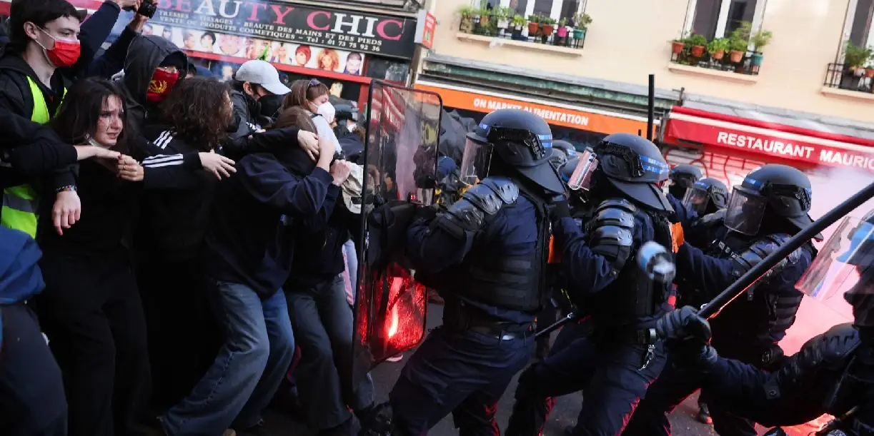 Foto: ICE habló de la violencia en Francia /Cortesía