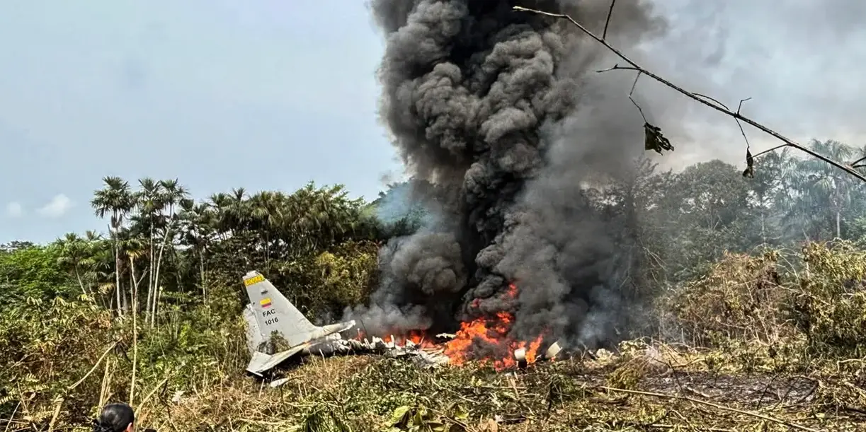 Foto: Avión militar se estrella en Nigeria con 32 personas /Cortesía