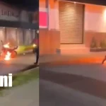 Foto: Motocicleta se convierte en chatarra durante caravana en Rivas /TN8