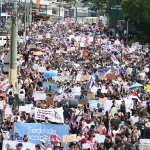 Foto: Estudiantes salen a las calles en Costa Rica /Cortesía