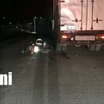 Motociclista se estrella contra la parte trasera de un camión en Río Blanco Foto: se estrella contra la parte trasera de un camión en Río Blanco /TN8