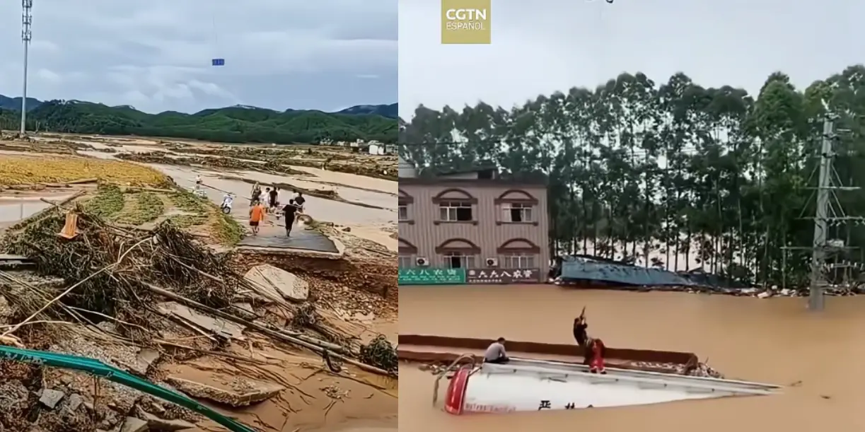 Foto: Así usa China sus drones para salvar vidas en medio de las inundaciones /Cortesía