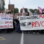 500 institutos sin clases en Francia por las masivas protestas estudiantiles Foto: Protestas estudiantiles paralizan Francia /Cortesía