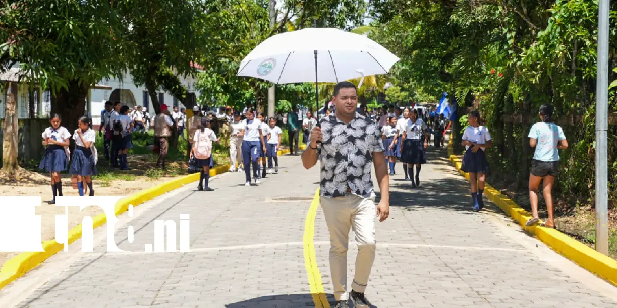 Foto: Reductores de velocidad para mejorar la movilidad en Bilwi /TN8
