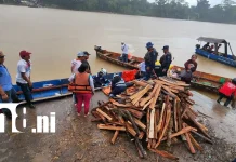 Foto: Accidente de panga en el Caribe Sur /TN8