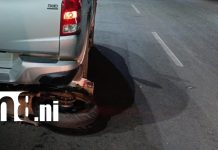 Peatón muere tras ser atropellado por una motocicleta en Managua Foto: Peatón muere atropellado por motocicleta en Managua/TN8