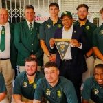 foto: Selección de Béisbol U-23 de Sudáfrica visitó la misión diplomática de Nicaragua en Pretoria/cortesia