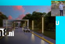 Un nuevo pórtico y mejoras en el parque central: así avanzan los proyectos de Altagracia Foto: Pórtico y avenida mejorada en Altagracia, Ometepe / TN8