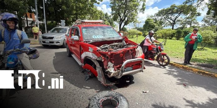 Foto: Accidente de tránsito en Managua / TN8