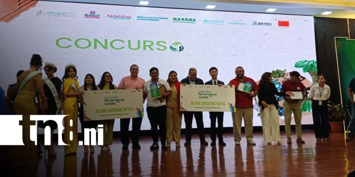 Foto: Premiación con Nicaragua Linda 2026 / TN8 Foto: Premiación con Nicaragua Linda 2026 / TN8