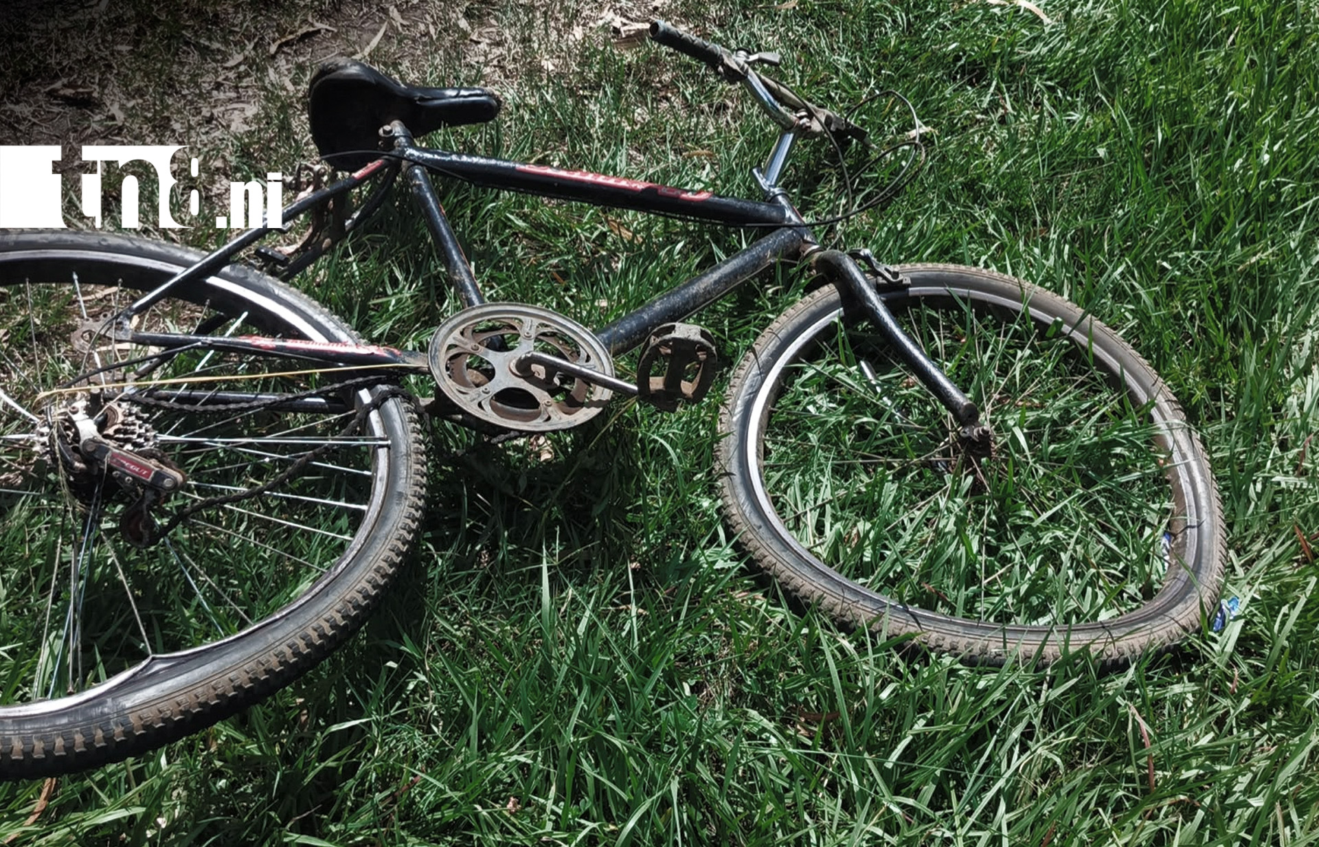 Foto: Choque contra una bicicleta deja dos lesionados en carretera de Masaya/ Cortesía 