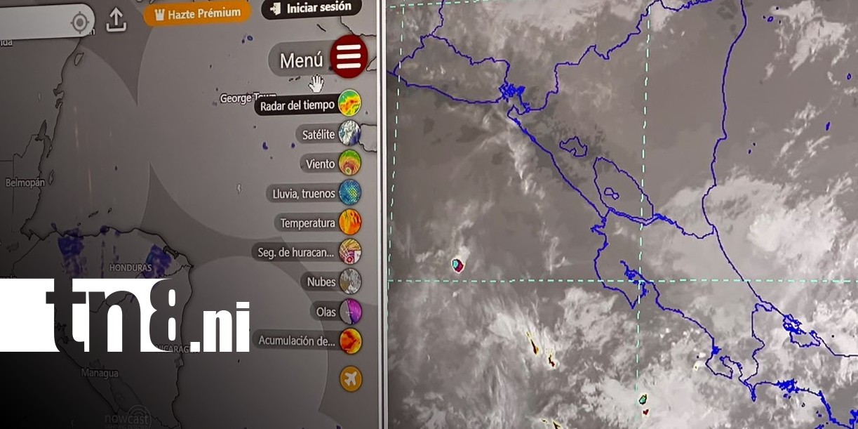 Foto: Pronóstico del clima en Nicaragua / TN8