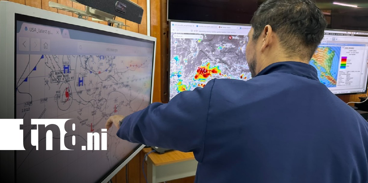 Foto: Pronóstico del clima en Nicaragua / TN8