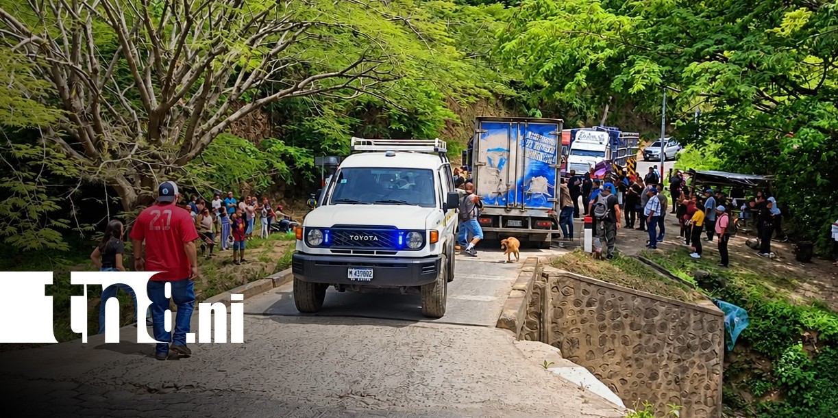 Foto: Aparatoso accidente en comunidad de San Fernando, Nueva Segovia / TN8