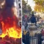 Francia vive protestas masivas con gases lacrimógenos y arrestos