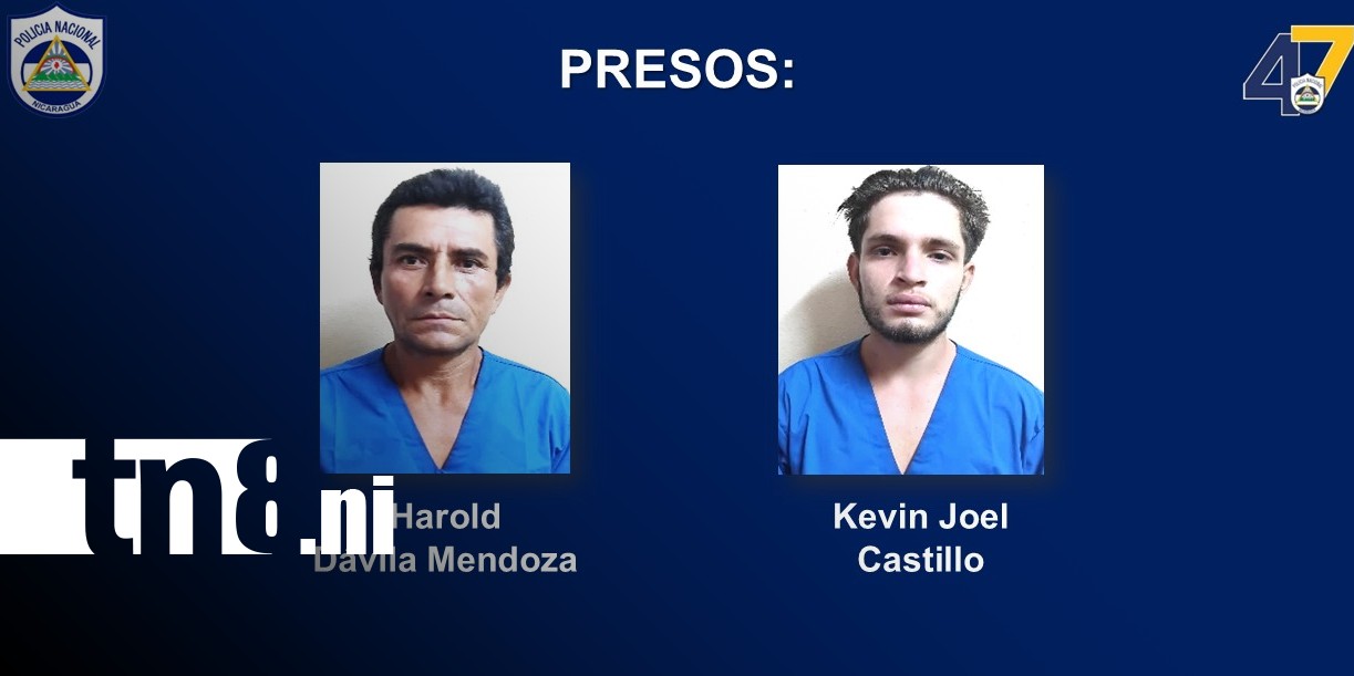 oto: Capturan a sujetos con libras de marihuana en Matagalpa / TN8
