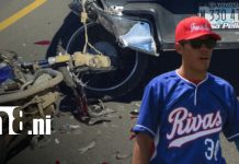 Accidente de tránsito deja grave a joven beisbolista de San Juan del Sur, en Rivas