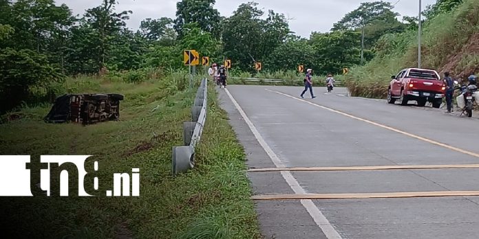 Foto: Accidente de tránsito en Siuna, Caribe Norte / TN8 Foto: Accidente de tránsito en Siuna, Caribe Norte / TN8
