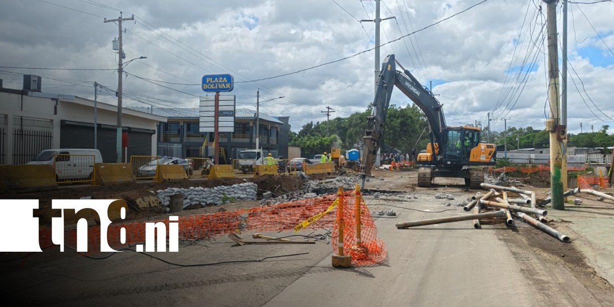 Foto: Demolición de puente en sector de ENEL Central dará paso a nueva etapa de obra vial en Managua / TN8