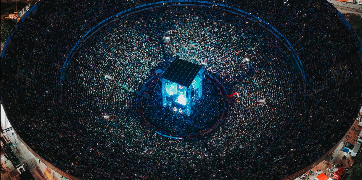 Foto: Eden Muñoz en concierto en México 