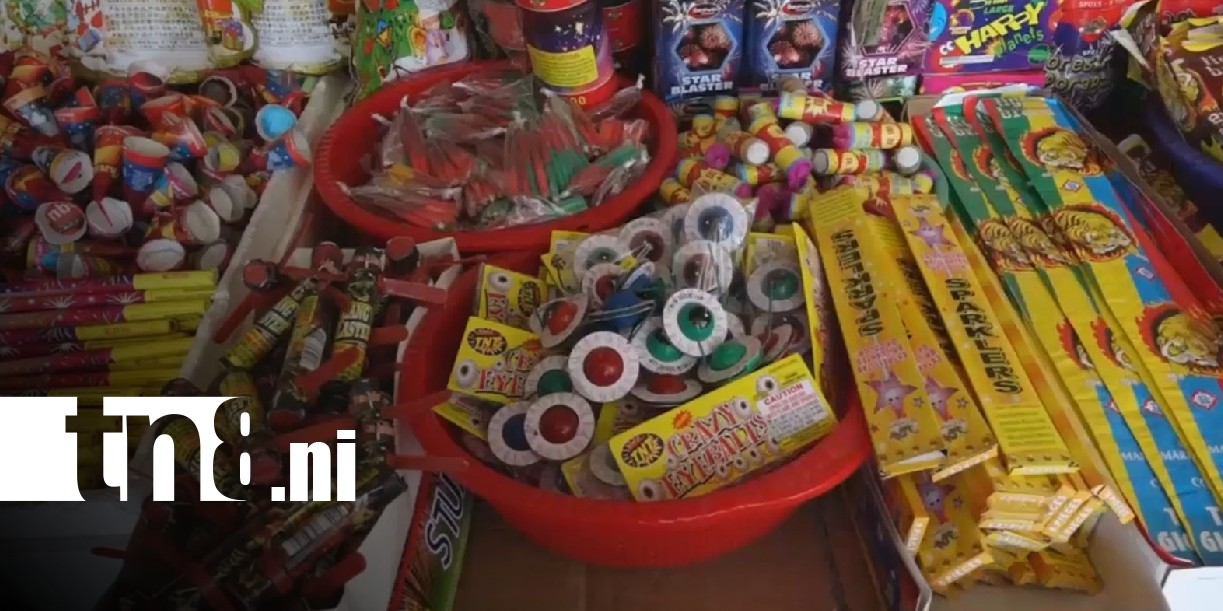 Foto: Comercio de pólvora en Estelí / TN8