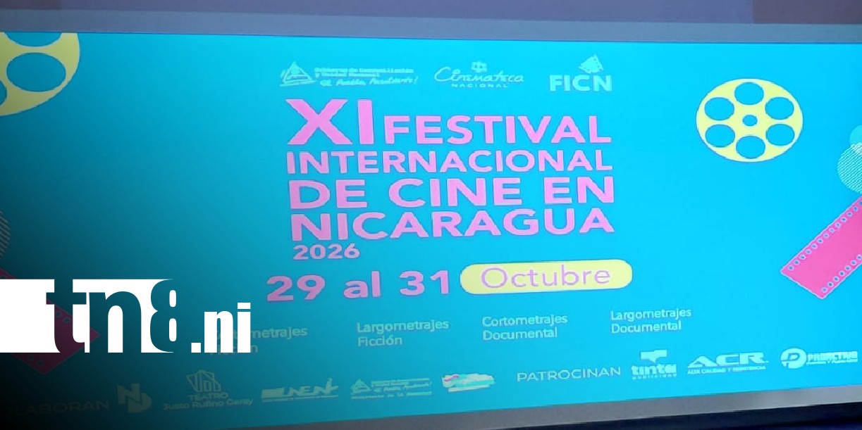 Foto: Lanzamiento del Festival Internacional de Cine en Nicaragua 2026 / TN8
