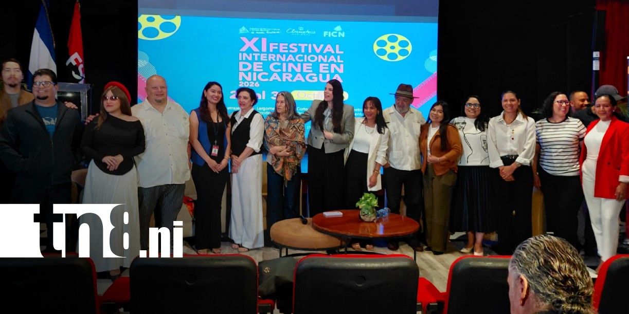 Foto: Lanzamiento del Festival Internacional de Cine en Nicaragua 2026 / TN8