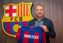 Flick contempla a Rodri y De Jong como centrales ante dos bajas en París Foto: Flick, entrenador del FC Barcelona
