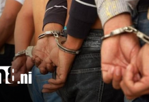 Foto: Captura de delincuentes en el Triángulo Minero / TN8