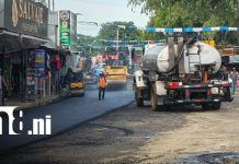 Otra cara: Gancho de Camino luce renovado mientras continúan las obras Foto: Mejoras en el sector del Gancho de Camino, Managua / TN8