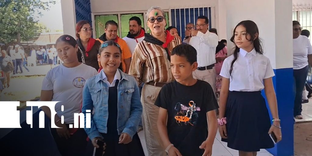 Foto: Centro Escolar Rubén Darío estrena mejoras/TN8