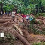 Tragedia en Siuna: niña de 2 años y otras dos personas mueren tras deslizamiento Foto: Deslizamiento de tierra en una comunidad de Siuna / TN8
