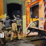 Incendio en el barrio El Calvario de León afecta tres viviendas, entre ellas un hostal Foto: Incendio afecta al menos tres viviendas en León / TN8