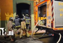 Foto: Incendio afecta al menos tres viviendas en León / TN8
