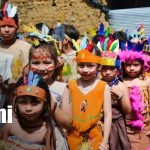 Masaya honra sus raíces indígenas con desfile de trajes folclóricos Foto: Tradición desde Masaya en honor a la Resistencia Indígena / TN8